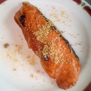 アレンジ☆鮭の甘辛ごま焼き